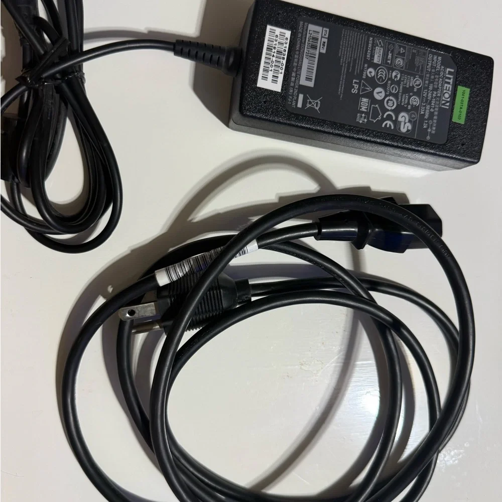 Genuine LITEON Black AC/DC Adapter